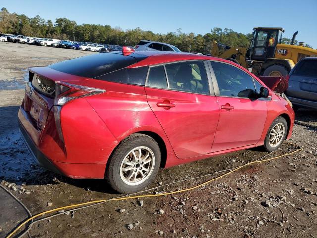 JTDKARFU0H3538518 - 2017 TOYOTA PRIUS RED photo 3