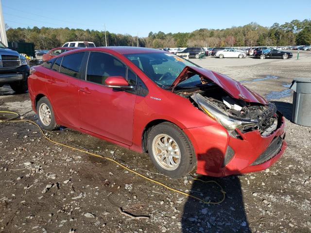 JTDKARFU0H3538518 - 2017 TOYOTA PRIUS RED photo 4