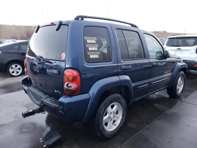 1J4GL58K53W701721 - 2003 JEEP LIBERTY LIMITED BLUE photo 3