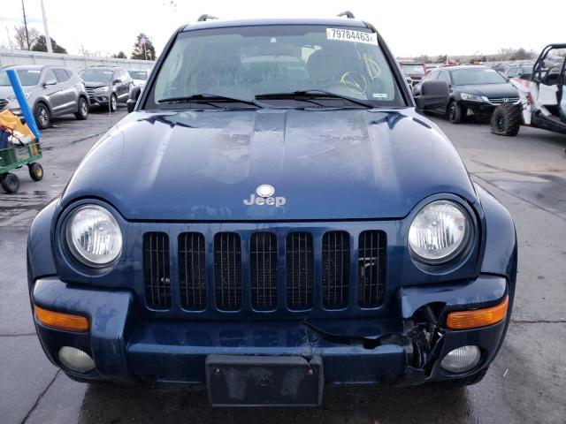 1J4GL58K53W701721 - 2003 JEEP LIBERTY LIMITED BLUE photo 5