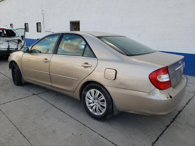 4T1BE32K13U729661 - 2003 TOYOTA CAMRY LE GOLD photo 2