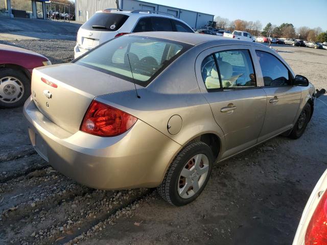 1G1AK55F877345893 - 2007 CHEVROLET COBALT LS GOLD photo 3