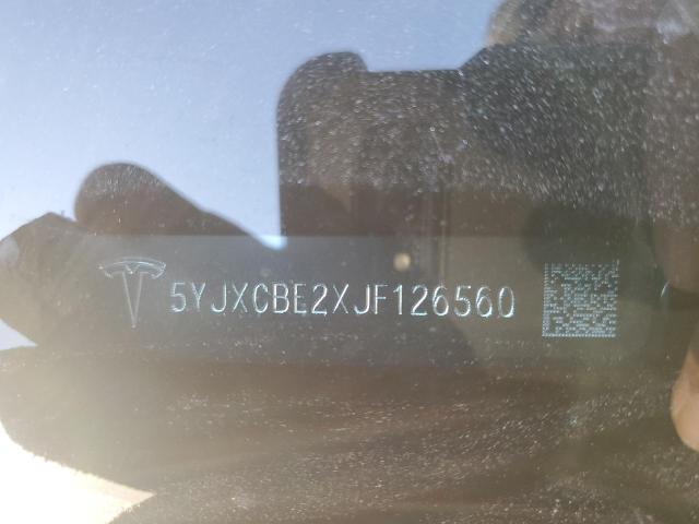 5YJXCBE2XJF126560 - 2018 TESLA MODEL X WHITE photo 14