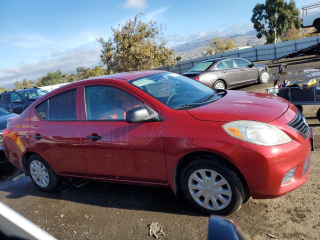 3N1CN7AP2DL894517 - 2013 NISSAN VERSA S RED photo 4