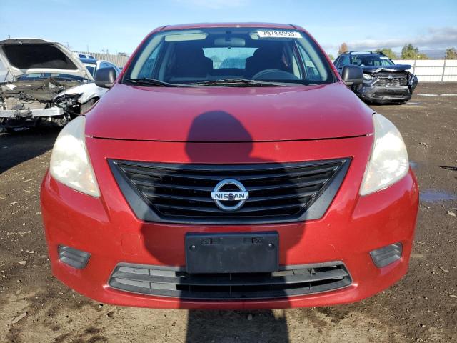 3N1CN7AP2DL894517 - 2013 NISSAN VERSA S RED photo 5