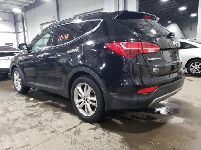 5XYZUDLA2DG108580 - 2013 HYUNDAI SANTA FE S BLACK photo 2