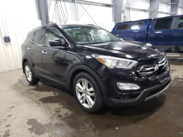 5XYZUDLA2DG108580 - 2013 HYUNDAI SANTA FE S BLACK photo 4