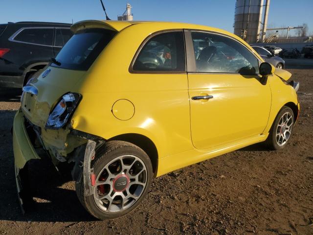 3C3CFFBR0CT311773 - 2012 FIAT 500 SPORT YELLOW photo 3