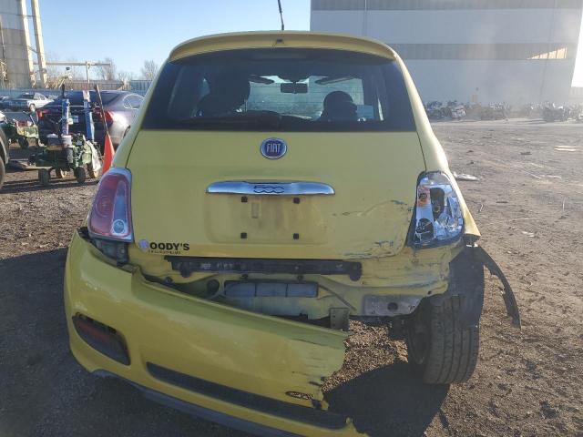 3C3CFFBR0CT311773 - 2012 FIAT 500 SPORT YELLOW photo 6