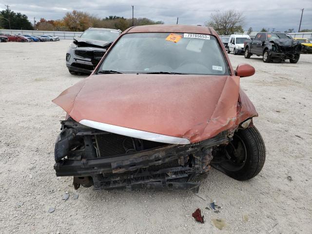 KNAFE241895024666 - 2009 KIA SPECTRA SX ORANGE photo 5