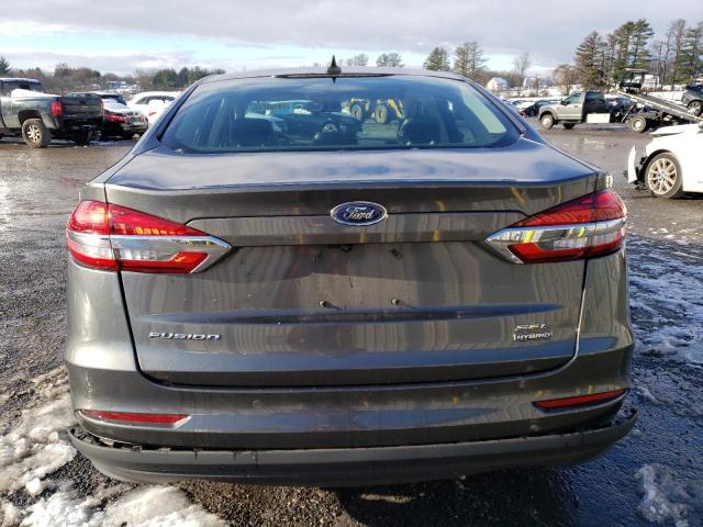 3FA6P0MU6LR264997 - 2020 FORD FUSION SEL GRAY photo 6