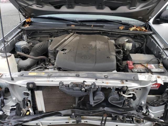 5TFUU4EN7FX133808 - 2015 TOYOTA TACOMA ACCESS CAB ვერცხლისფერი ფოტო 11