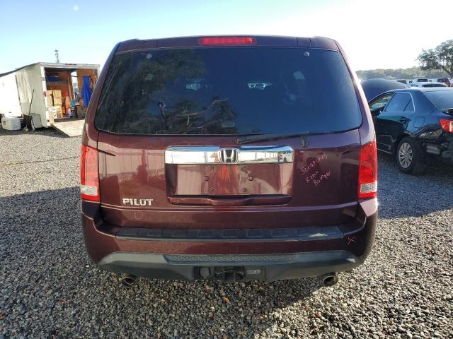 5FNYF3H71FB030705 - 2015 HONDA PILOT EXLN PURPLE photo 6