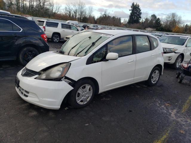 JHMGE8H33DC083407 - 2013 HONDA FIT WHITE photo 1