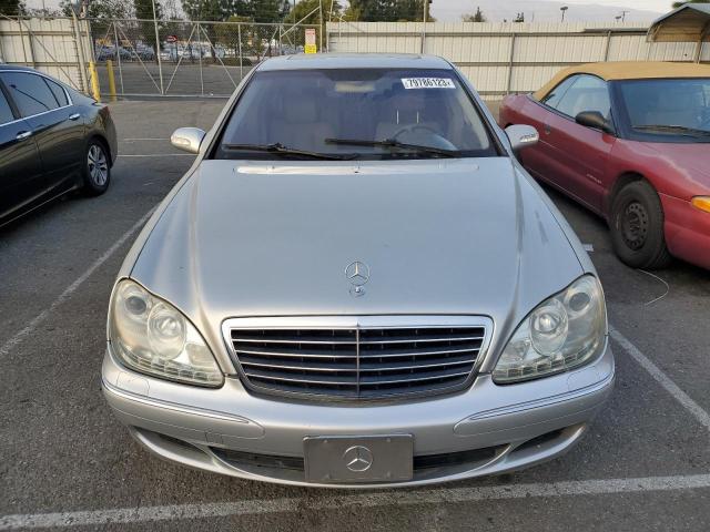 WDBNG75JX3A317163 - 2003 MERCEDES-BENZ S 500 SILVER photo 5