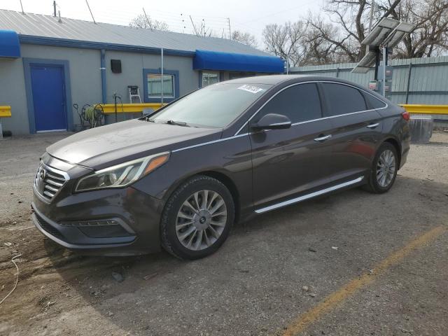 5NPE34AF0FH190353 - 2015 HYUNDAI SONATA SPORT GRAY photo 1