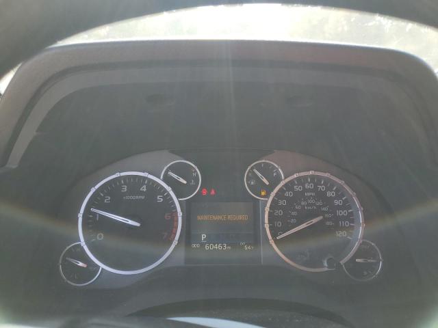 5TFRM5F12HX116893 - 2017 TOYOTA TUNDRA DOUBLE CAB SR/SR5 GRAY photo 9