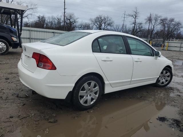 1HGFA16568L119280 - 2008 HONDA CIVIC LX WHITE photo 3