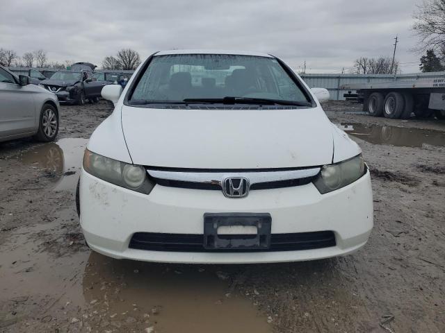 1HGFA16568L119280 - 2008 HONDA CIVIC LX WHITE photo 5