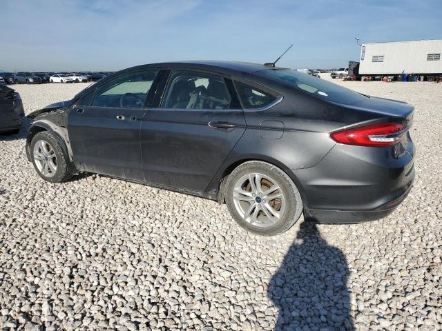 3FA6P0HD3JR176433 - 2018 FORD FUSION SE GRAY photo 2