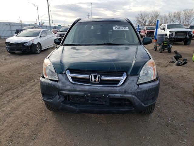 JHLRD78823C032159 - 2003 HONDA CR-V EX GREEN photo 5