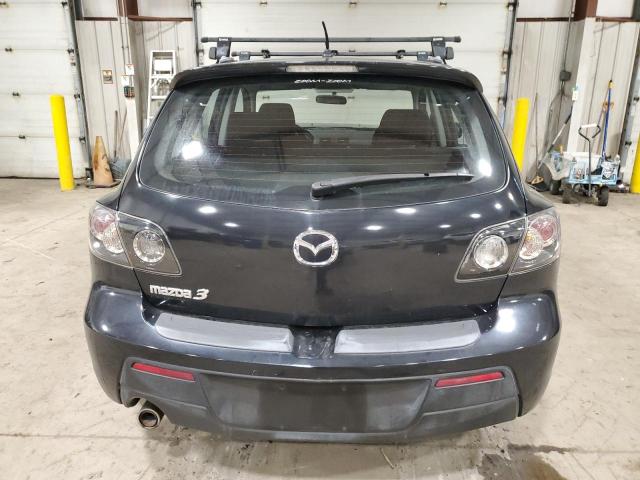 JM1BK343681145882 - 2008 MAZDA 3 HATCHBACK BLACK photo 6