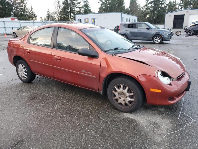 1P3ES46C61D251320 - 2001 PLYMOUTH NEON BASE ORANGE photo 4