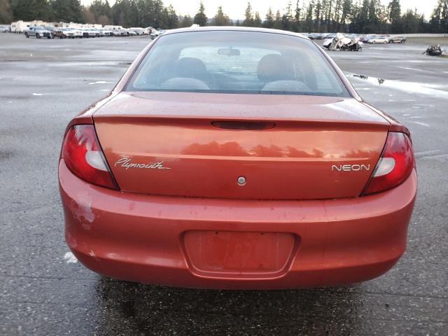 1P3ES46C61D251320 - 2001 PLYMOUTH NEON BASE 橙色 照片 6