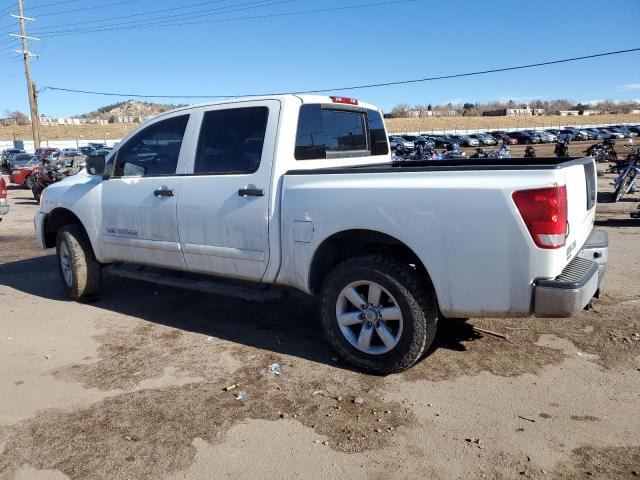 1N6AA0EJ1CN308642 - 2012 NISSAN TITAN S WHITE photo 2