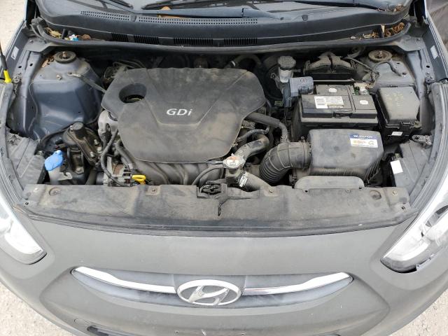 KMHCT4AE1FU867636 - 2015 HYUNDAI ACCENT GLS SILVER photo 11