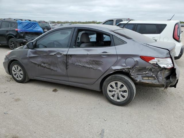 KMHCT4AE1FU867636 - 2015 HYUNDAI ACCENT GLS SILVER photo 2