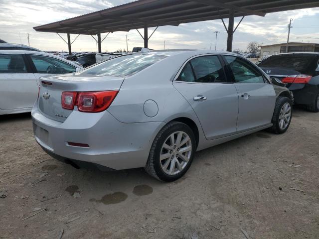 1G11H5SL9EF129384 - 2014 CHEVROLET MALIBU LTZ ვერცხლისფერი ფოტო 3