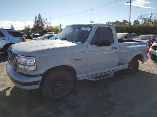 1FTCF15Y2NKB67536 - 1992 FORD F150 GRAY photo 1