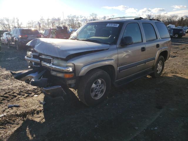 1GNEC13V92J315782 - 2002 CHEVROLET TAHOE C1500 GRAY photo 1