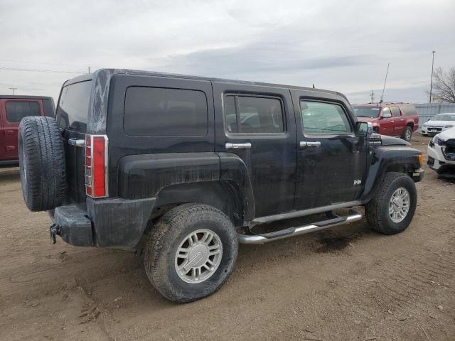 5GTEN13E688106835 - 2008 HUMMER H3 BLACK photo 3