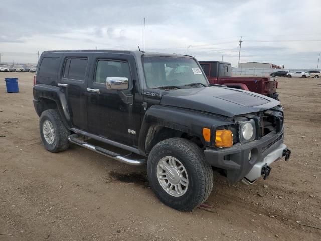 5GTEN13E688106835 - 2008 HUMMER H3 BLACK photo 4