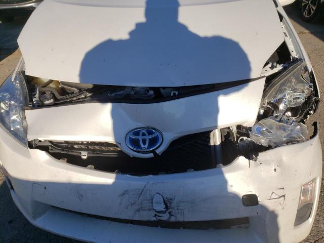 JTDKN3DU4A0238282 - 2010 TOYOTA PRIUS WHITE photo 11