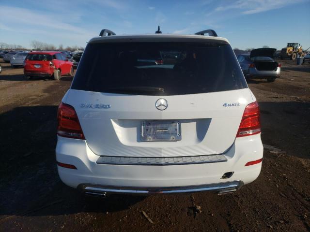 WDCGG8JB8FG432726 - 2015 MERCEDES-BENZ GLK 350 4MATIC WHITE photo 6