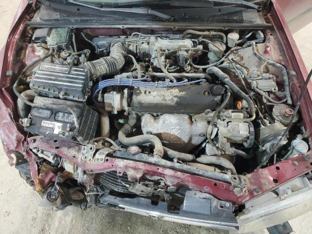 1HGCB715XPA036181 - 1993 HONDA ACCORD LX MAROON photo 11