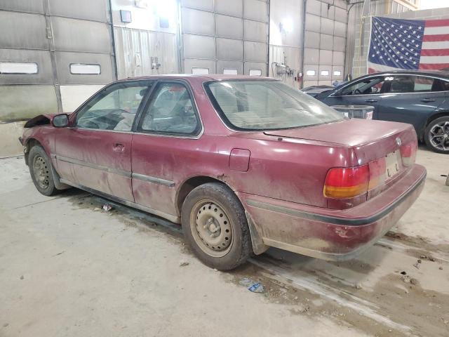 1HGCB715XPA036181 - 1993 HONDA ACCORD LX MAROON photo 2