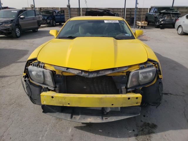 2G1FA1E36C9120212 - 2012 CHEVROLET CAMARO LS YELLOW photo 5