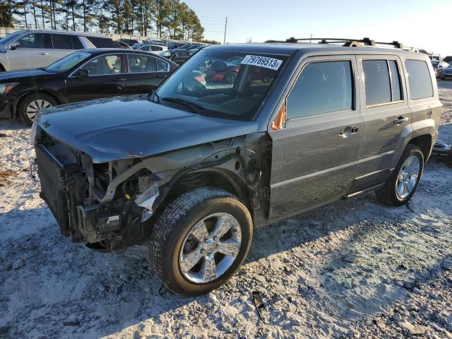 1C4NJPFB0ED550609 - 2014 JEEP PATRIOT LATITUDE GRAY photo 1