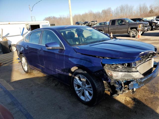 1G1115SL6EU104992 - 2014 CHEVROLET IMPALA LT BLUE photo 4