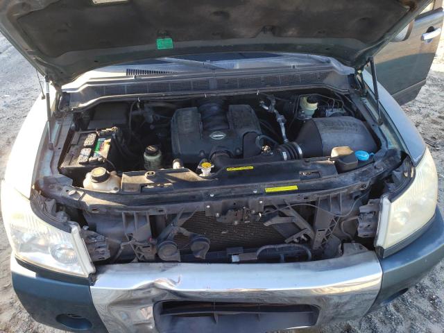 1N6AA06A54N585844 - 2004 NISSAN TITAN XE BLUE photo 11