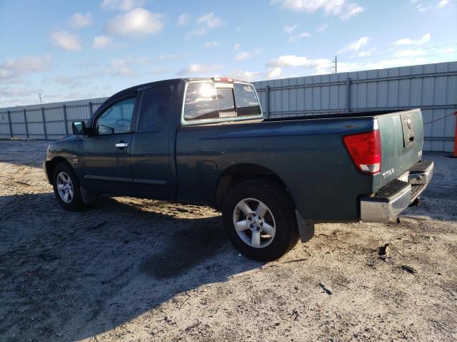 1N6AA06A54N585844 - 2004 NISSAN TITAN XE BLUE photo 2