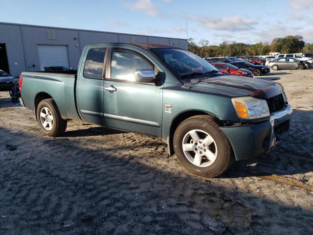 1N6AA06A54N585844 - 2004 NISSAN TITAN XE BLUE photo 4