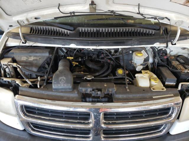 2B5WB35ZX2K121254 - 2002 DODGE RAM WAGON B3500 WHITE photo 12