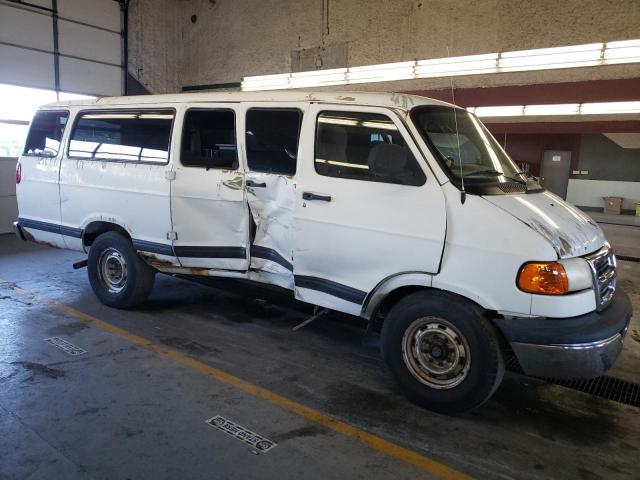 2B5WB35ZX2K121254 - 2002 DODGE RAM WAGON B3500 WHITE photo 4