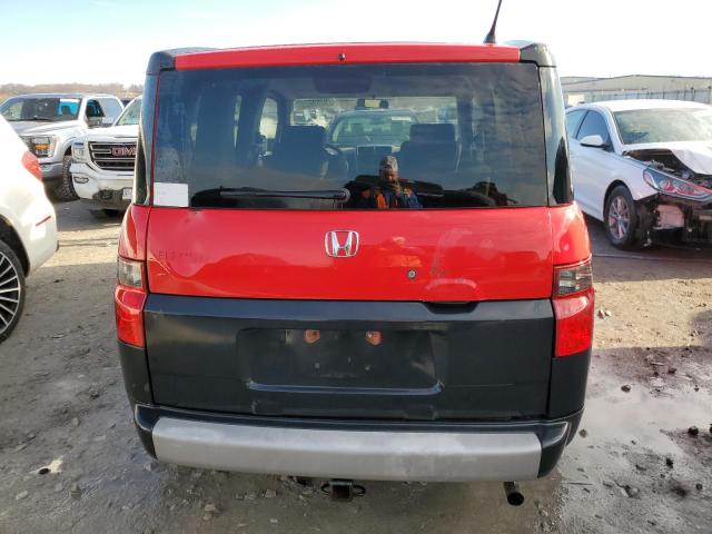 5J6YH18316L009727 - 2006 HONDA ELEMENT LX RED photo 6