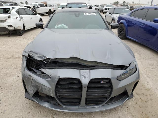 WBS43AZ0XPCM48068 - 2023 BMW M4 COMPETITION GRAY photo 5